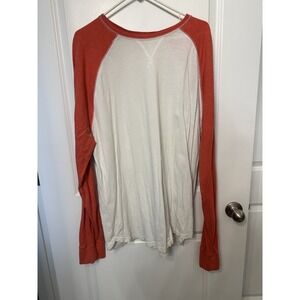 Goodfellow &‎ Co. Raglan Baseball T Shirt XXL Guava Berry Colorblock Streetwear